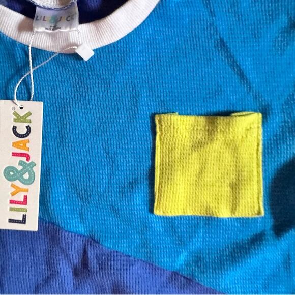 Lily & Jack Baby Boy Three Piece Shirt Shorts & Hat Matching Set  NWT Sz 9-12M - Picture 3 of 13